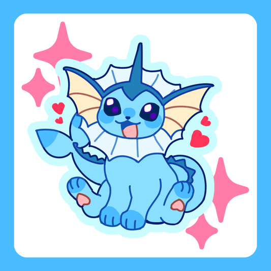 [USA] Vaporeon Sticker