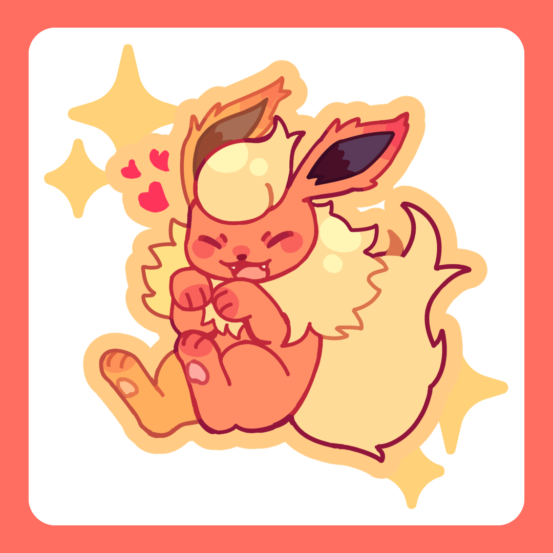 [USA] Flareon Sticker
