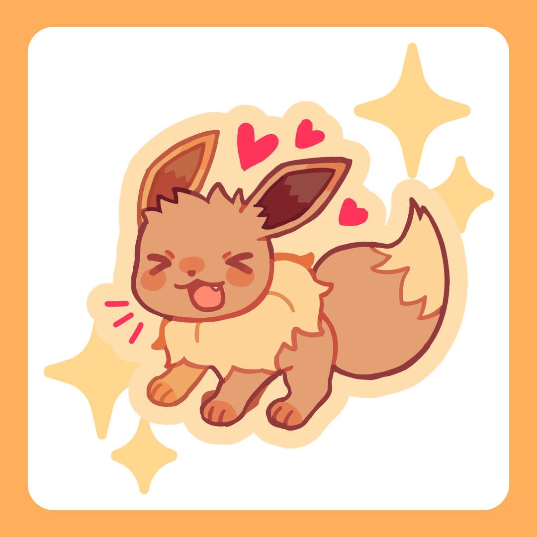 [USA] Eevee Sticker