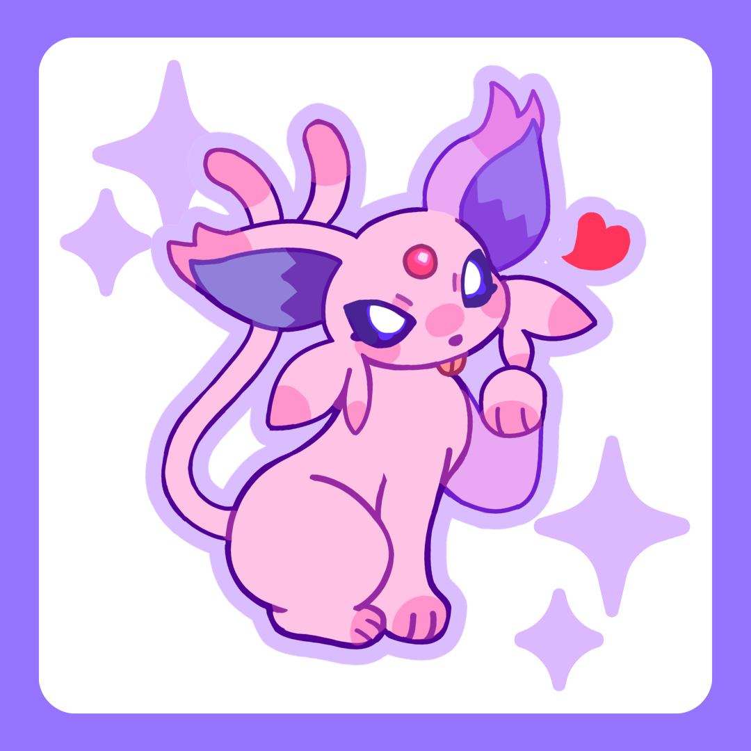 [USA] Espeon Sticker