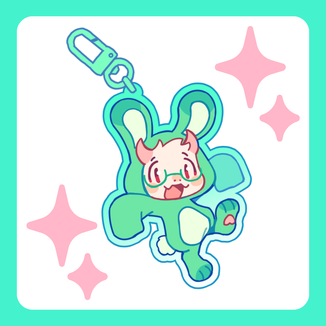 [USA] Ralsei Epoxy Charm