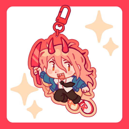 Power Acrylic Charm