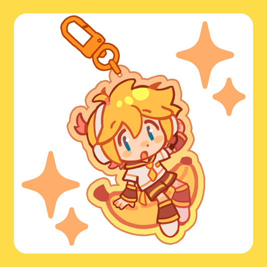 Len Acrylic Charm