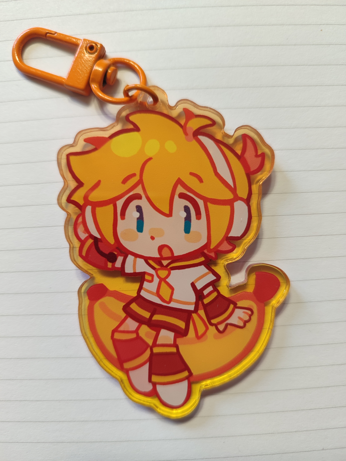 Len Acrylic Charm