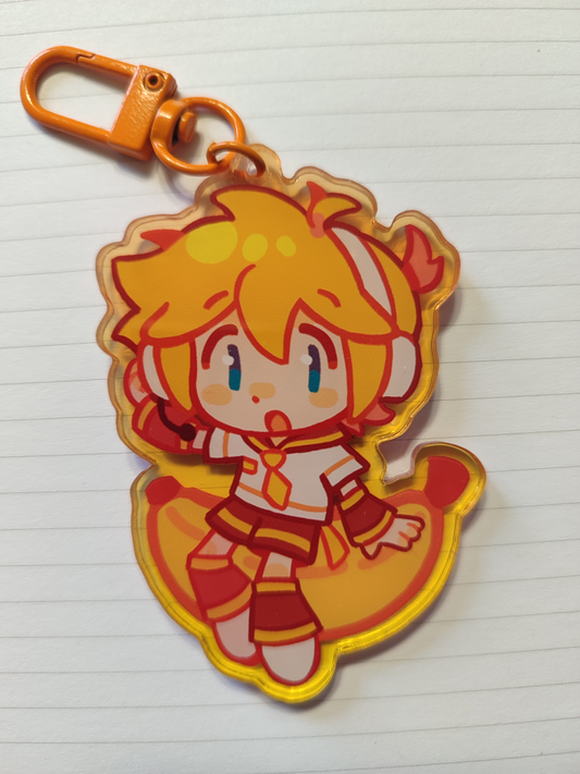 Len Acrylic Charm
